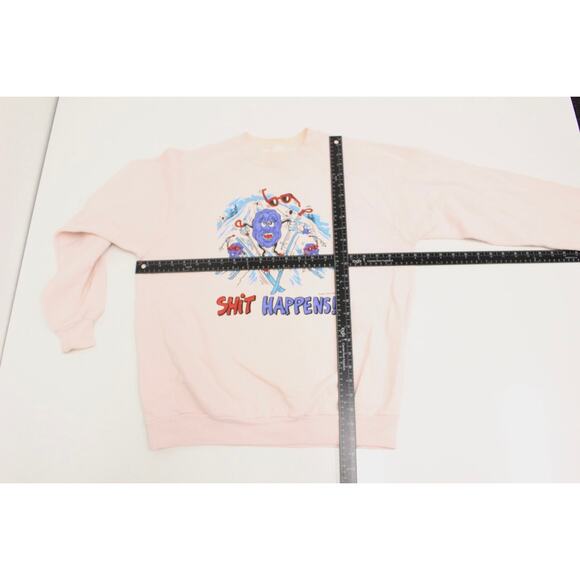 Vintage Stuff Happens Raisins Skiing Sweatshirt XL - Picture 6 of 8